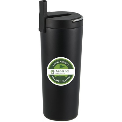 Thor Copper Insulated Tumbler 24oz Flip Straw Lid